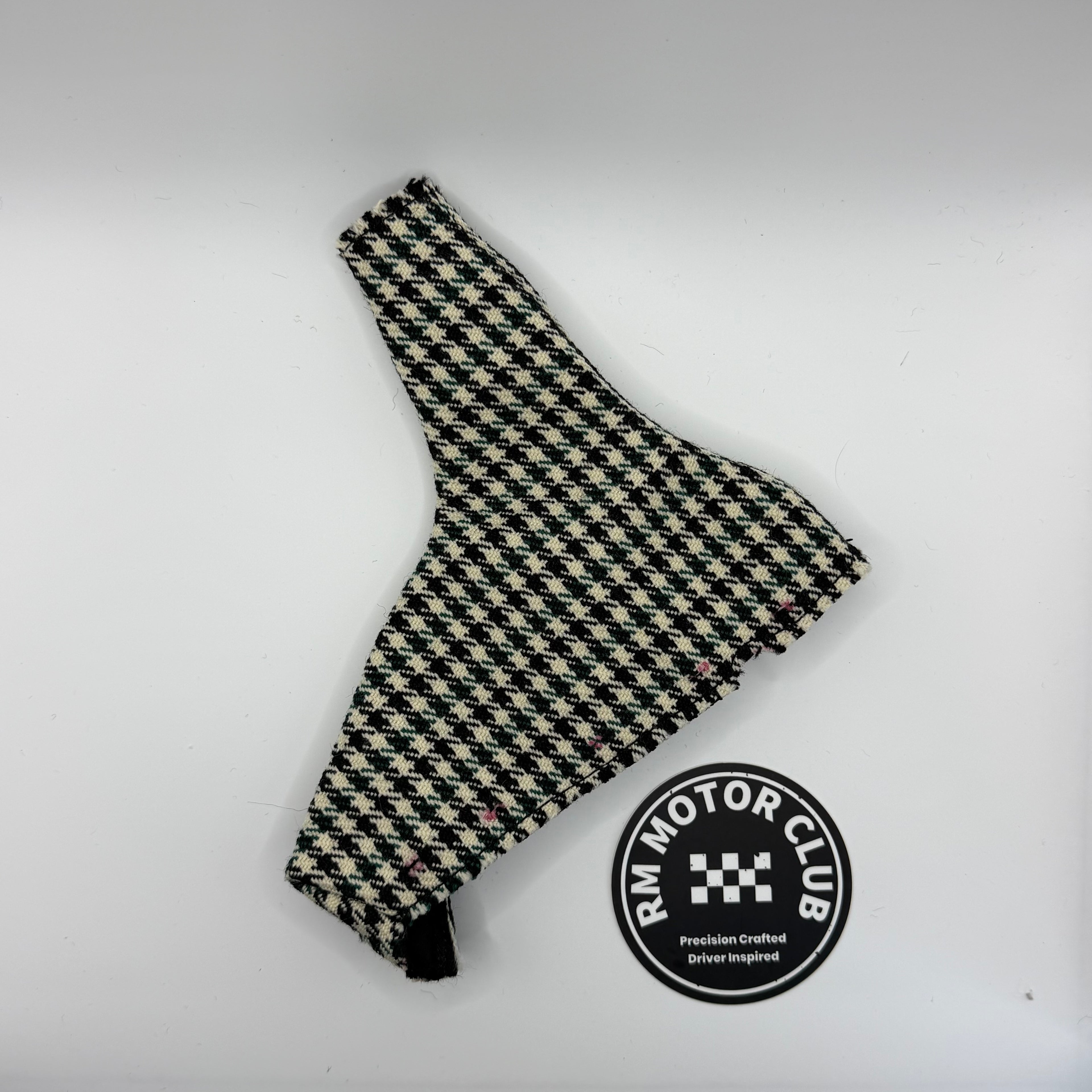 Green, Black & White Pepita Shift Boot - $65