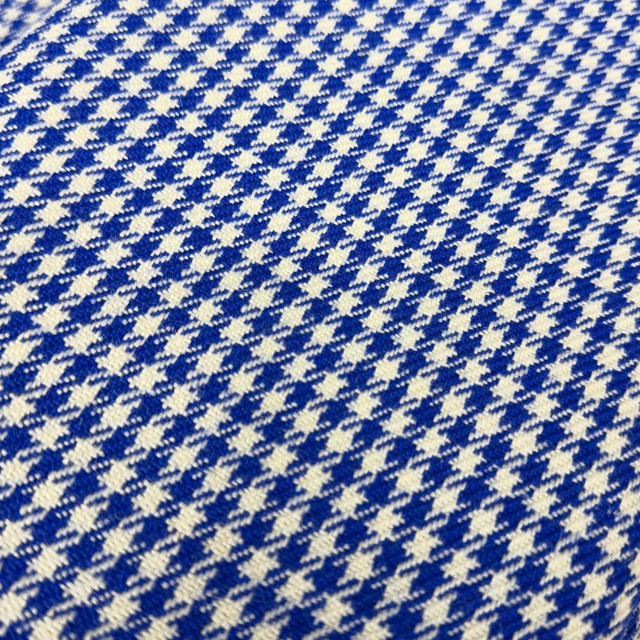 Blue and White Pepita Shift Boot - $65