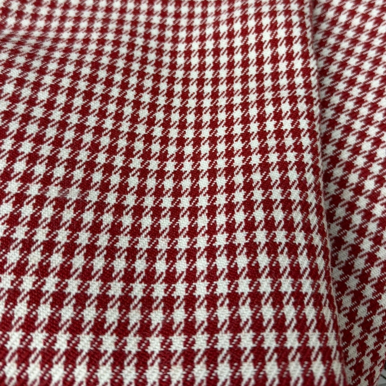 Red and White Pepita Shift Boot - $65