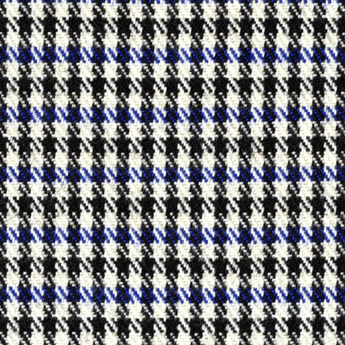 Blue, White and Black Pepita Shift Boot - $75 (Pre-Order)